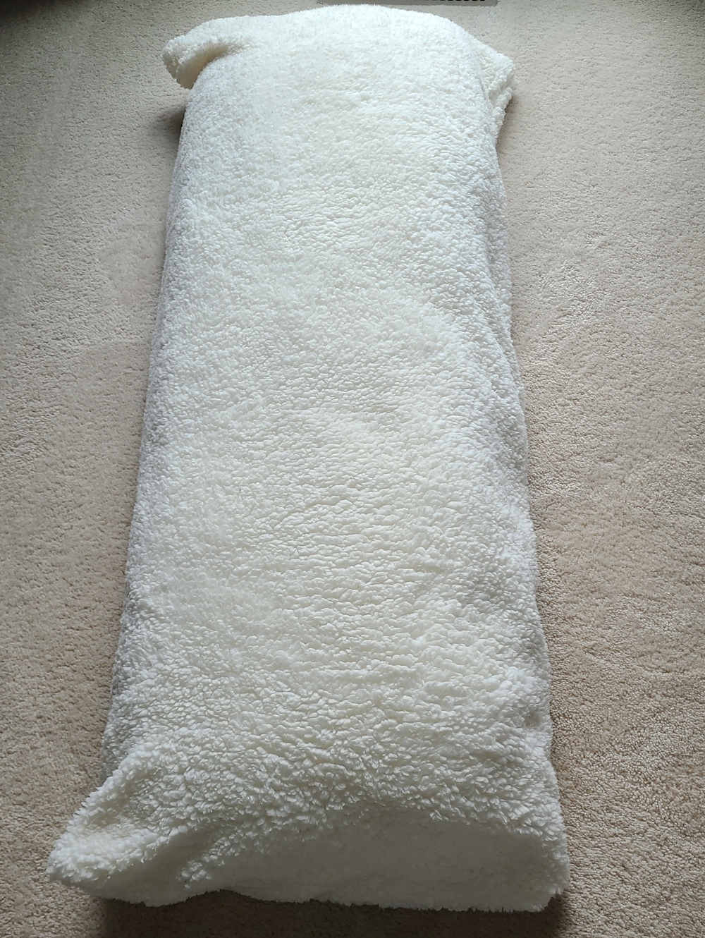Body Pillow and Cozy Plush Sherpa Cover
